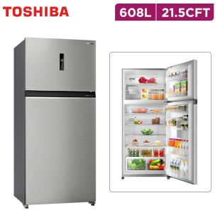 Toshiba 21.5CFT Top Freezer Refrigerator 608L