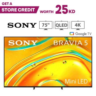 Sony 75-inch Bravia 5 XR Mini LED Google TV + 25KD Store Credit