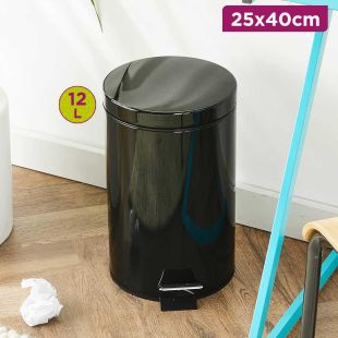 12L Foot Pedal Trash Bin 25 x 40 cm
