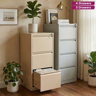 Metal Filing Cabinet with Lock