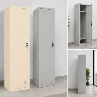 Single Door Steel Locker with Secure Lock