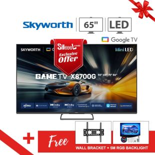 65-inch Mini LED Gaming Google TV by Skyworth + Free RGB Light and Free Wall Bracket