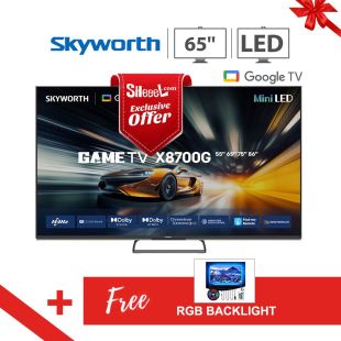 65-inch Mini LED Gaming Google TV by Skyworth + Free RGB Light