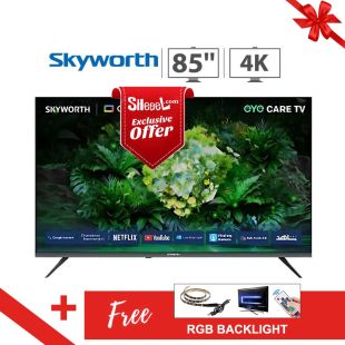 85 inch UHD 4K Android Smart TV 60Hz by Skyworth + Free RGB Light