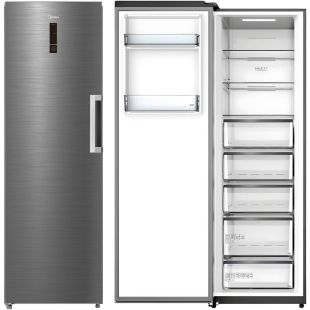 فريزر عامودي وتلاجة 257 لتر من Midea