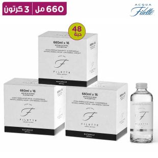 أكوا فيليت ستيل – 16 × 660 مل – 3 كراتين