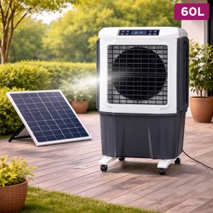 60L Solar and DC Air Cooler with Remote Control