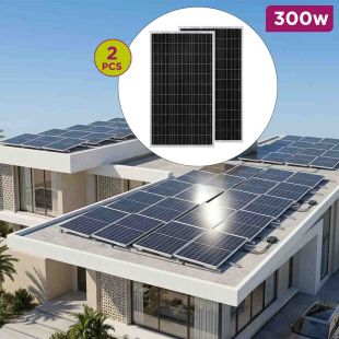 Pack of 2 Solar Panel 300W 