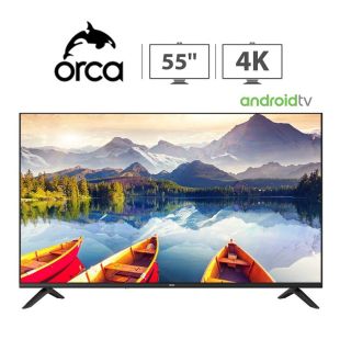 تلفزيون 55 بوصة QLED أندرويد ذكي 4K من Orca