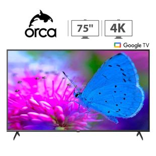 تلفزيون جوجل ذكي 75 بوصة UHD 4K من Orca
