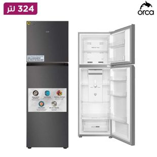 ثلاجة بفريزر علوي 324 لتر من Orca