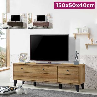 Sleek Elegance TV Stand 3 Drawers 150 x 50 x 40 cm