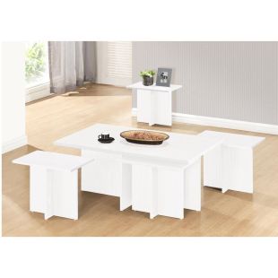 طقم طاولات جانبية متداخلة ماليزي 5 قطع