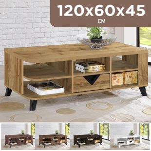 Wooden Center Table 120 × 60 × 45 cm