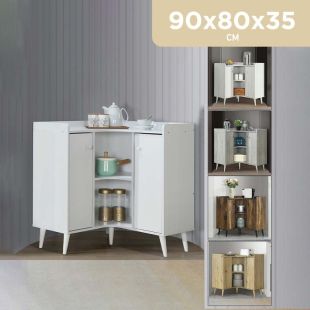 Coffee Corner Wooden Cabinet 90 × 80 × 35 cm
