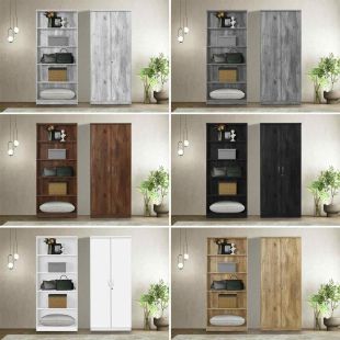 خزانة خشبية ماليزي ببابين 185 × 80 × 43 سم من Roca