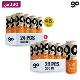 مشروب أمينو جو BCAA بنكهة المانجو 24 × 330 مل 1+1 مجاناً