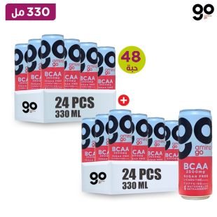 مشروب أمينو جو BCAA بنكهة التوت 24 × 330 مل 1+1 مجاناً