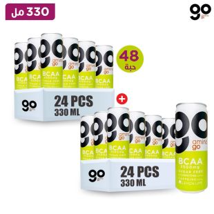 مشروب أمينو جو BCAA بنكهة الليمون واللايم 24 × 330 مل 1+1 مجاناً