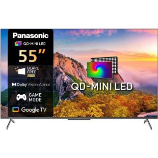 تلفزيون ذكي QD-Mini LED 4K قياس 55 بوصة مع Google TV من Panasonic + إضاءة RGB مجاناً