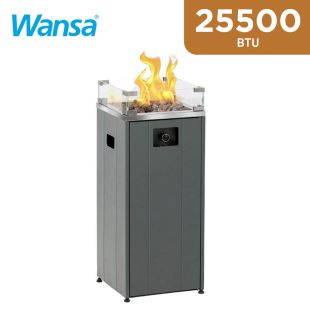 Steel Outdoor Gas Patio Heater 25500 BTU by Wansa