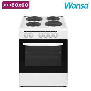 طباخ كهربائي 4 شعلات 60x60 سم من Wansa