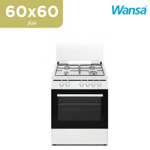 طباخ الغاز القائم 60 × 60 سم 4 شعلات من Wansa