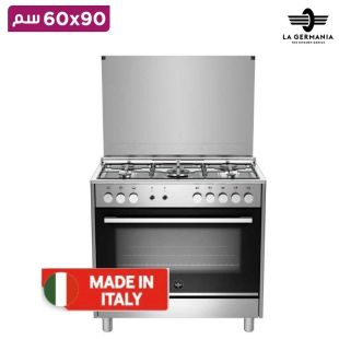 طباخ غاز 5 شعلات مقاس 90×60 سم من La Germania