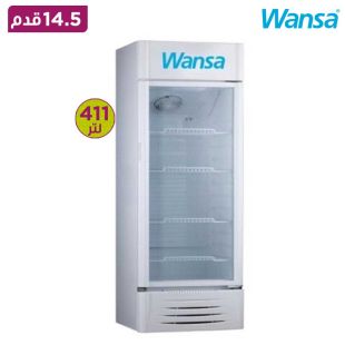 ثلاجة باب واحد 14.5 قدم مكعب سعة 411 لتر من Wansa