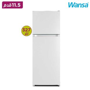 ثلاجة بفريزر علوي 11.5 قدم مكعب سعة 327 لتر من Haier