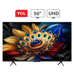 تلفزيون QLED ذكي 50 بوصة بدقة UHD ومعدل تحديث 60 هرتز من TCL