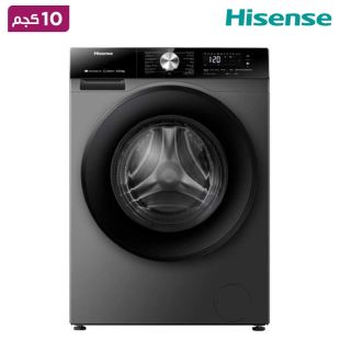غسالة سعة 10.5 كجم ومجفف سعة 6 كجم تحميل أمامي من HISENSE