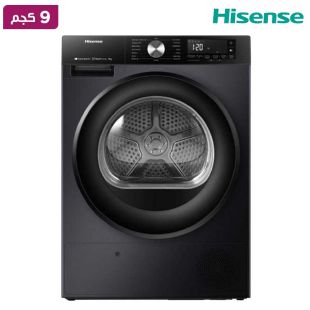 مجفف ملابس بمضخة حرارية سعة 9 كجم مع Wi-Fi من Hisense