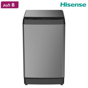 غسالة ملابس تحميل علوي سعة 8 كجم بتحكم Smart Fuzzy من Hisense