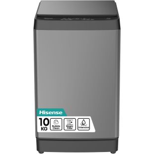 غسالة ملابس تحميل علوي سعة 10 كجم مع Bubble Clean من Hisense