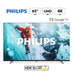 تلفزيون ذكي LED حجم 65 بوصة بدقة 4K UHD مع Google TV وHDR10 وHDMI ARC من PHILIPS