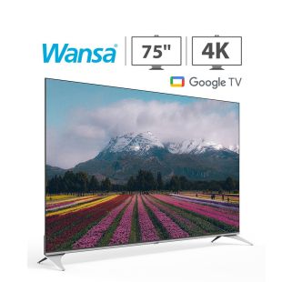 Wansa 75 Inch 4k UHD QLED Google TV