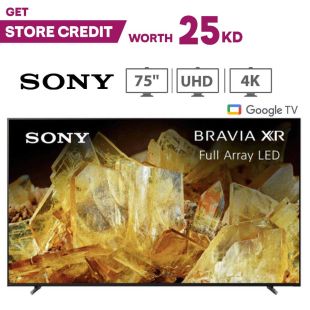 Sony 75-inch Bravia XR Class X90L UHD LED 4K Smart Google TV + 25KD Store Credit