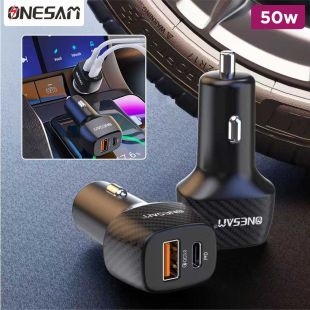 50W Fast Car Charger by ONESAM