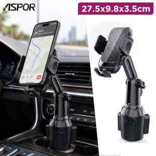 Car Phone Stand Rotatable Clip by Aspor