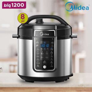 طنجرة ضغط كهربائية 1200 واط سعة 8 لتر من Midea