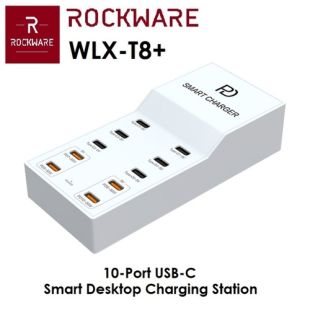 Smart Charger USB-C 10 Port 72W by Rockware