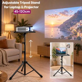 Adjustable Tripod Laptop and Projector Stand 45-120cm - Sheeel Kuwait