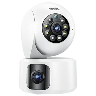 Dual Lens Indoor Security Camera by YESIDO