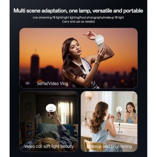 حلقة إضاءة سيلفي لاسلكية بمشبك DH13  من Yesido 