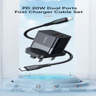 Mcdodo 20W PD Quick Charger Set with Phone Cable