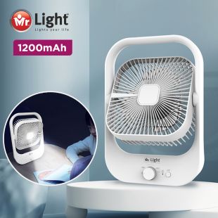 Mr. Light Rechargeable Fan 1200mAh with Light