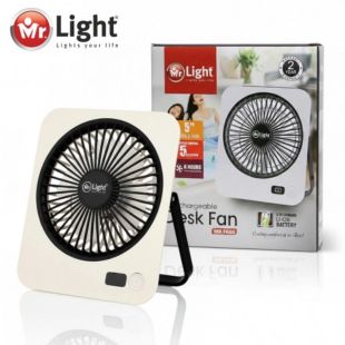 مروحة مكتب قابلة للشحن 5 بوصة 1200 مل أمبير من Mr.Light