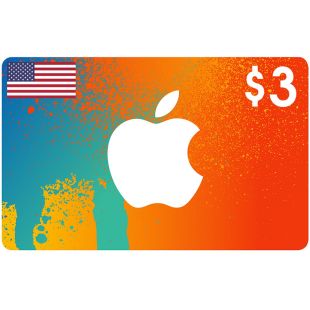 أبل أيتونز 3$ أمريكي