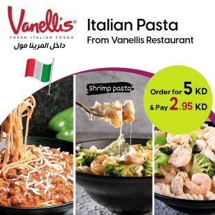 Enjoy Appetizing Italian Dishes at Vanelis – Marina Mall